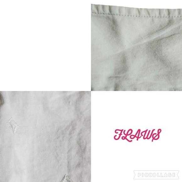 Ann Taylor LOFT green cottagecore prairie eyelet trim mini skirt sz 00 - Picture 8 of 11